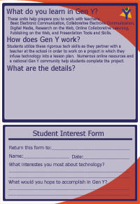 Back of Color Recruitment Pamphlet